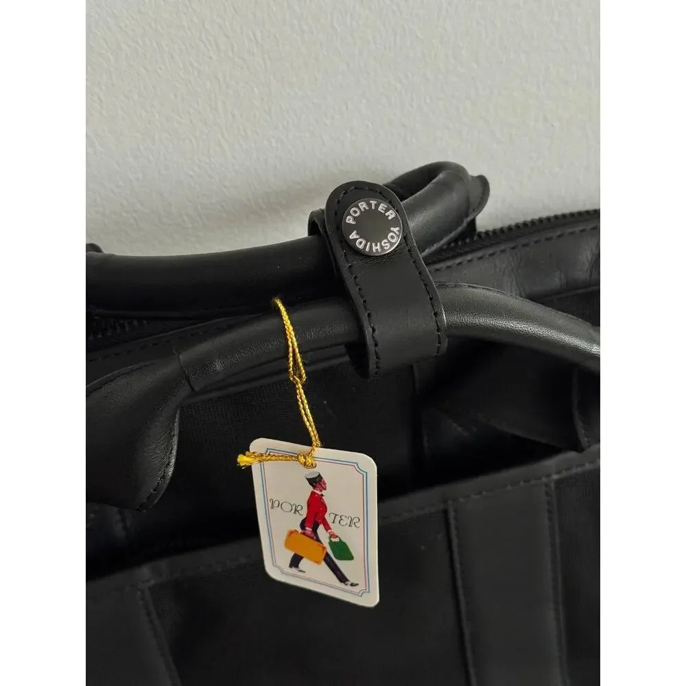 Porter Yoshida Tanker Briefcase Shoulder Bag Black